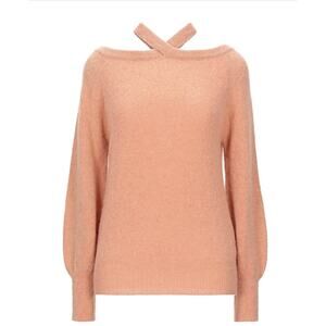 KAOS women’s sweater sz. XS Alpaca wool blush NWT made in Italy